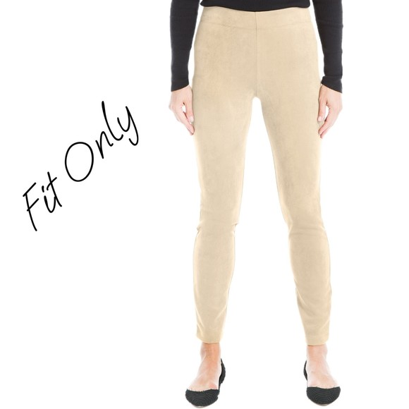 Max Studio | NWT Khaki Skinny Ponte Stretch Pants, Sz L (10-12), FREE S/H - Picture 4 of 9